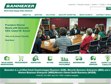 Tablet Screenshot of banneker.com